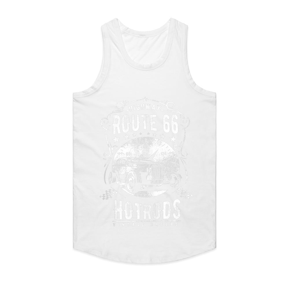 Route 66 Hot Rod T-Shirt – Vintage Highway Racer Classic Car Tee