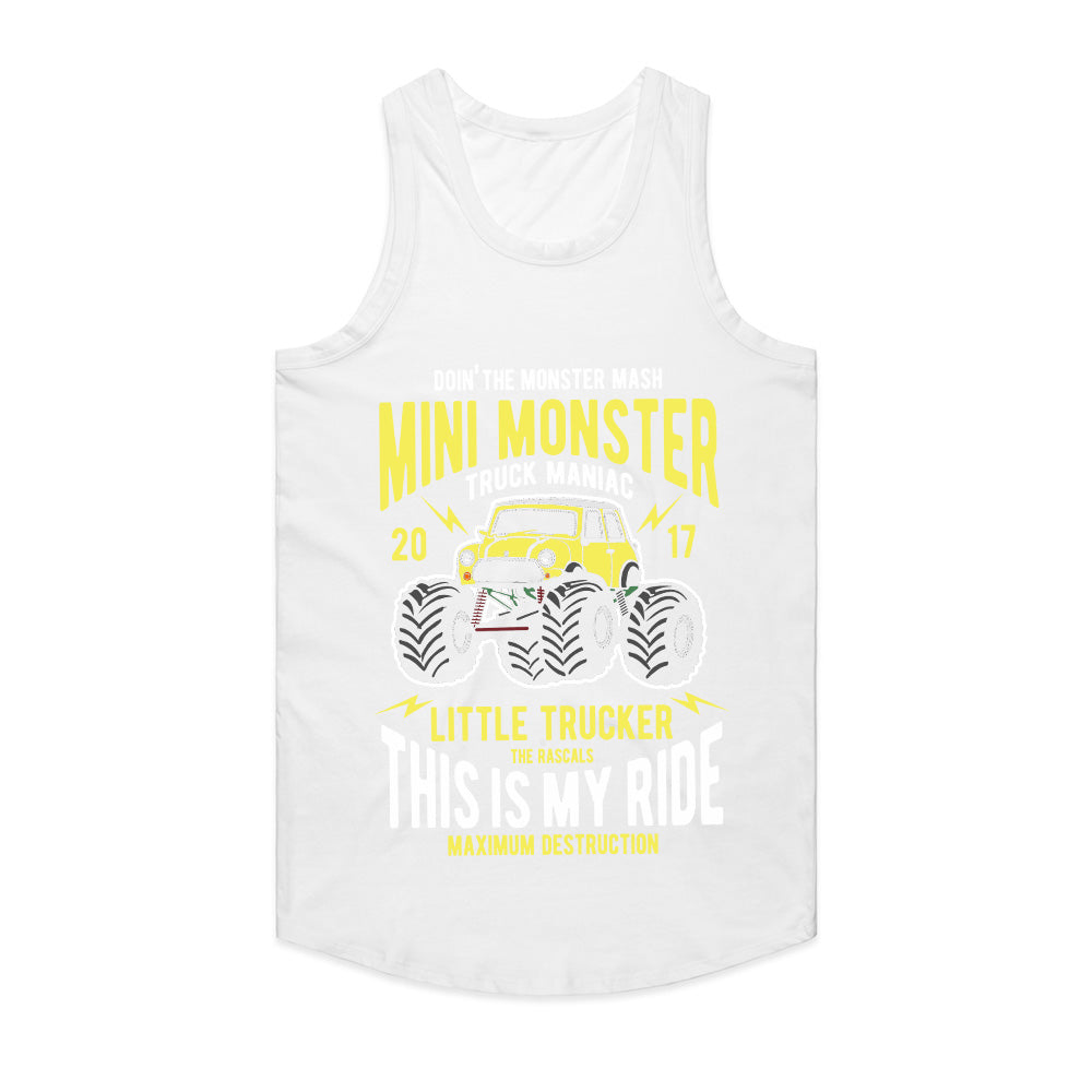 Mini Monster Truck Maniac T-Shirt – Little Trucker’s Ultimate Ride!