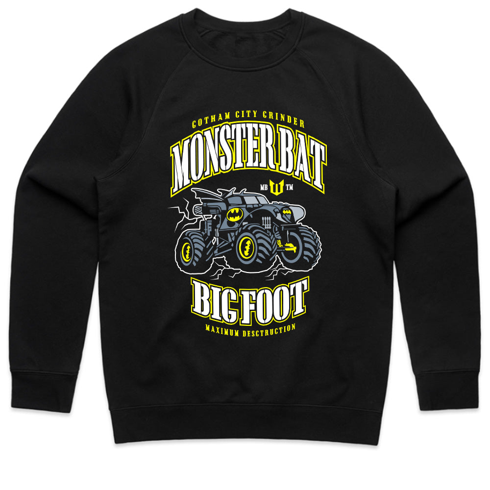 Monster Bat Bigfoot T-Shirt – Gotham City Grinder Truck Tee