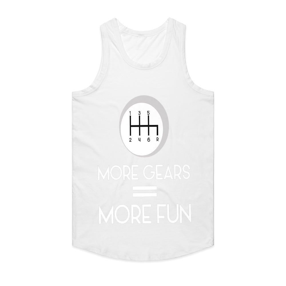 More Gears = More Fun | Manual Transmission Stick Shift Car Enthusiast T-Shirt