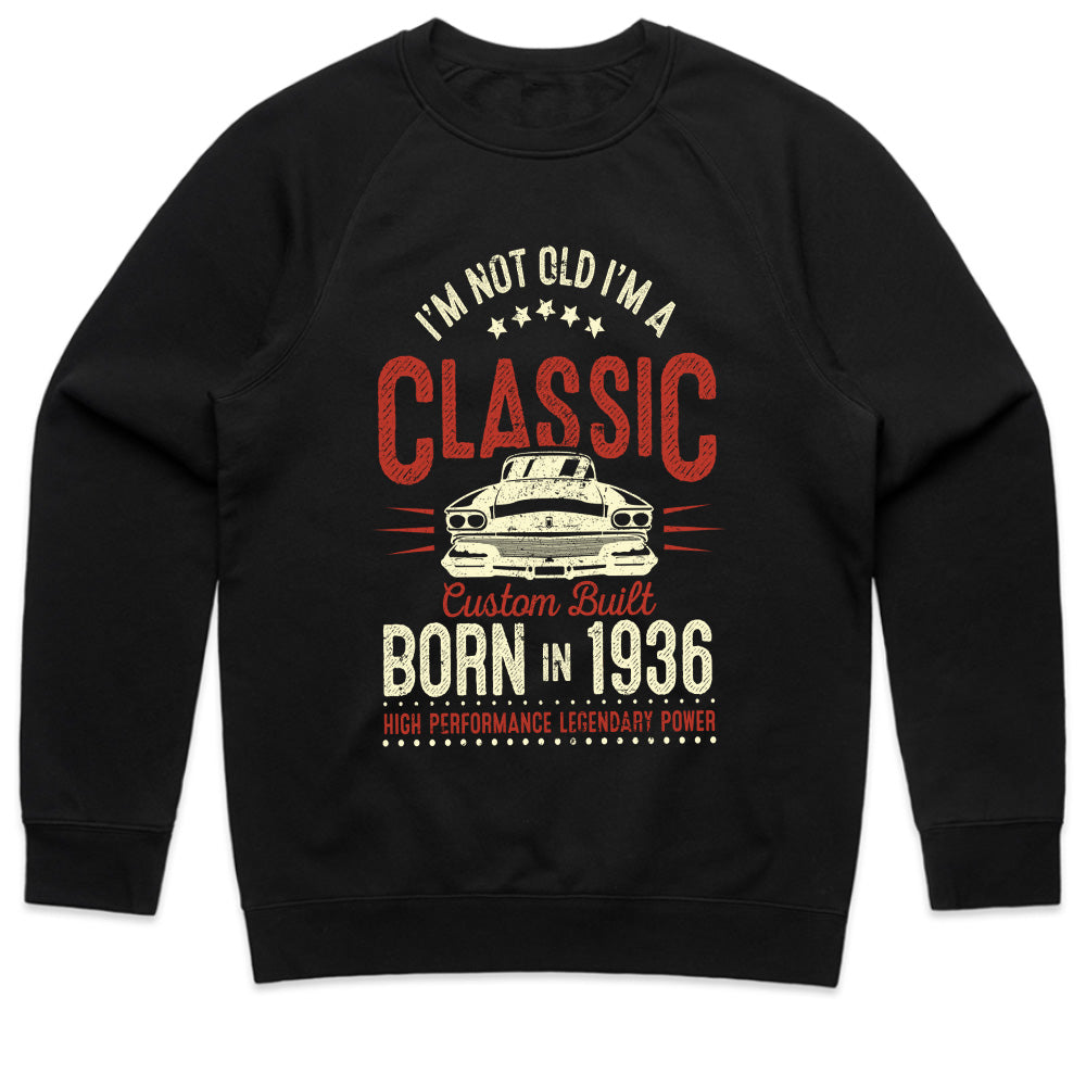 Born in 1936 – Classic Custom Built Vintage Car T-Shirt