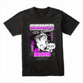 Edgy Gamer School Girl" Cyberpunk Anime T-Shirt – Japanese Aesthetic