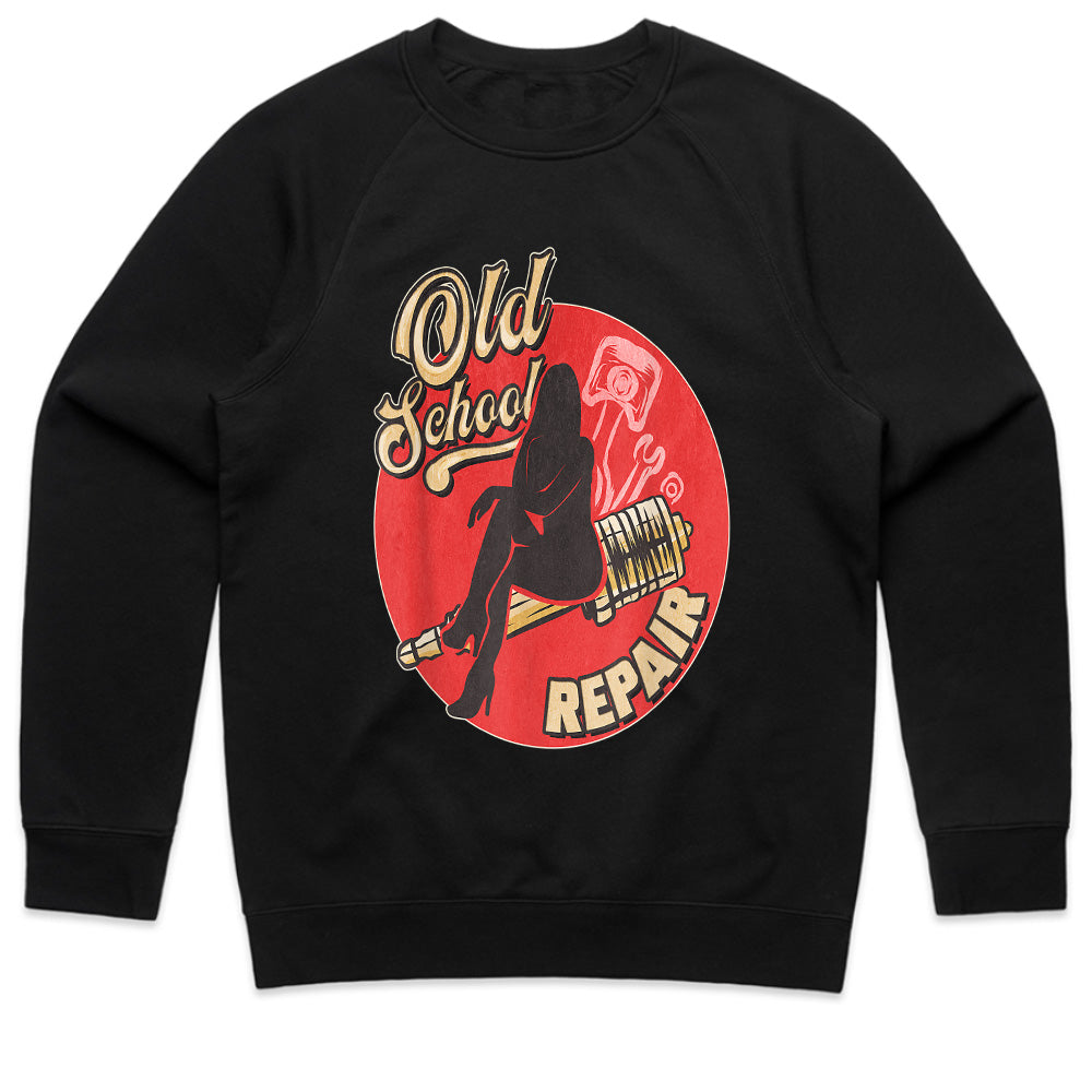 Old School Repair Hot Rod T-Shirt – Vintage Mechanic Classic Car Lover’s Tee