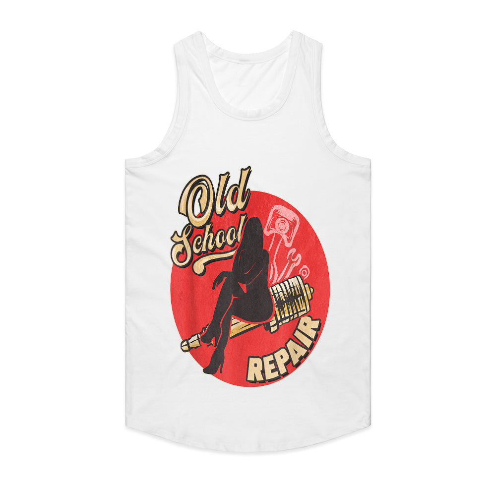 Old School Repair Hot Rod T-Shirt – Vintage Mechanic Classic Car Lover’s Tee