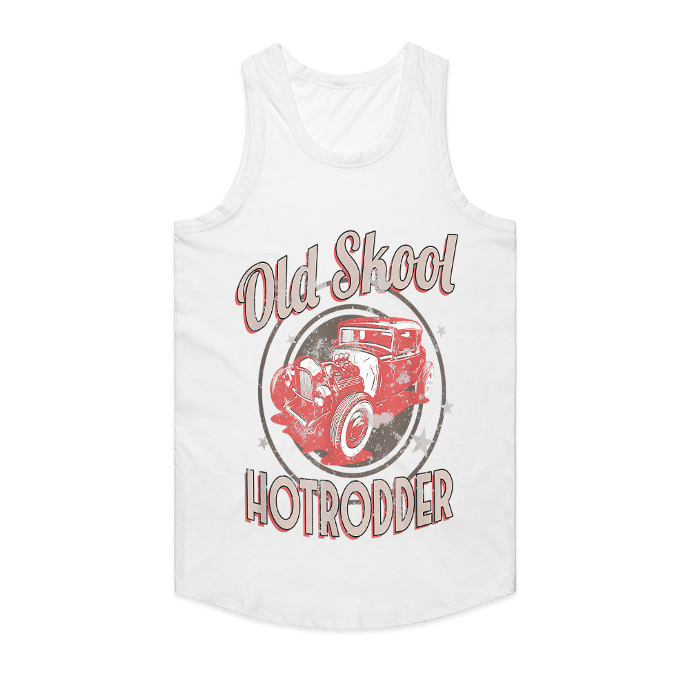 Old Skool Hot Rodder T-Shirt – Vintage Classic Car Enthusiast Tee