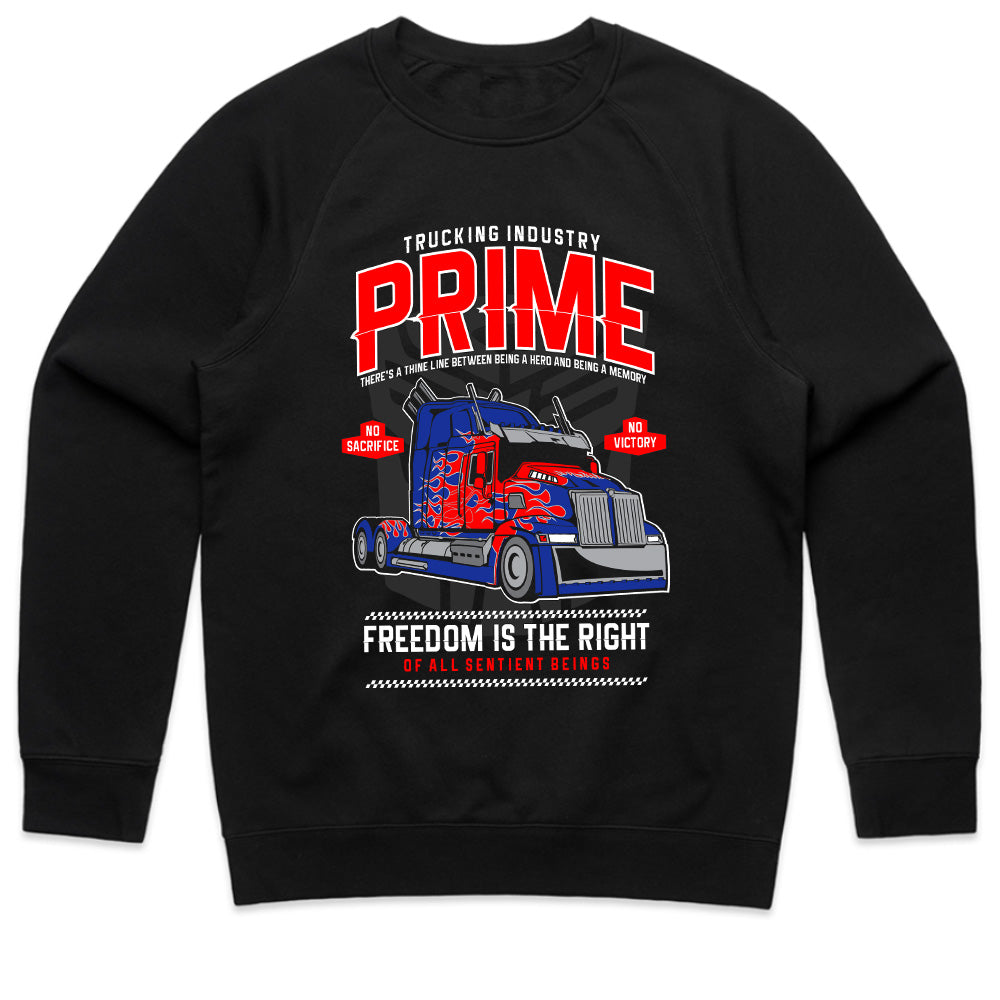 Trucking Industry PRIME T-Shirt – Big Rig Heroic Semi-Truck Design