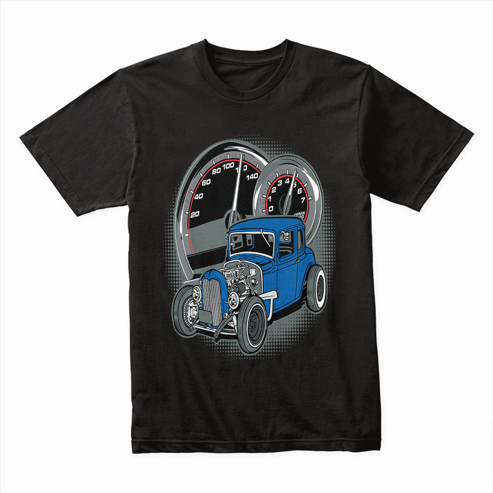 Blue Rat Rod Speed Demon T-Shirt – Classic Hot Rod Enthusiast Apparel!