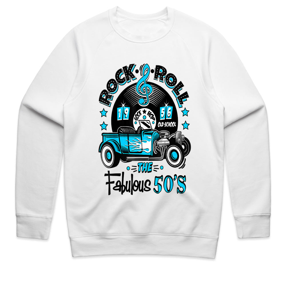 Rock & Roll 1956 Hot Rod T-Shirt – Retro 50s Sock Hop Classic Car Tee