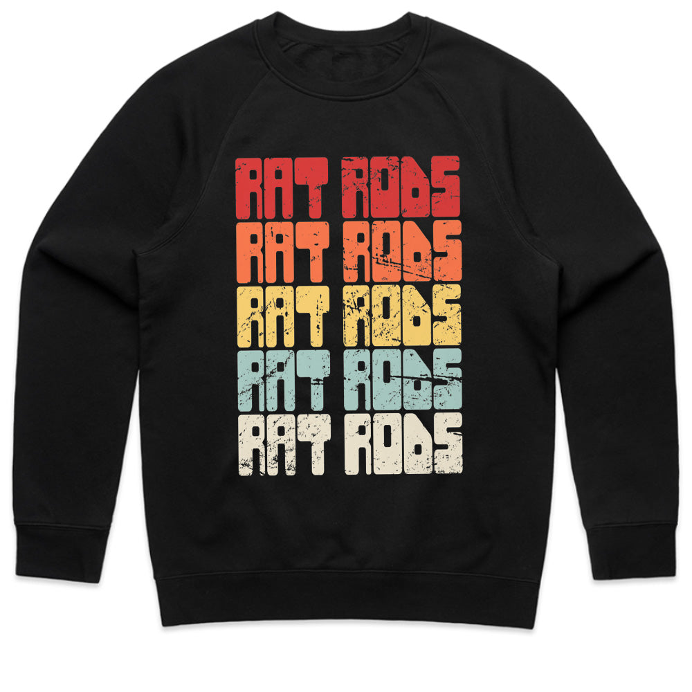Retro Rat Rods T-Shirt – Vintage Distressed Hot Rod Enthusiast Tee