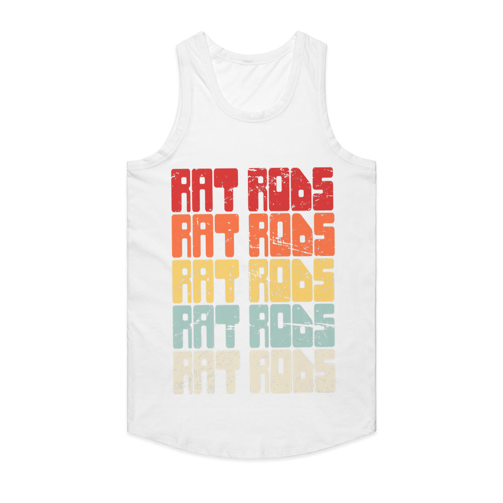 Retro Rat Rods T-Shirt – Vintage Distressed Hot Rod Enthusiast Tee