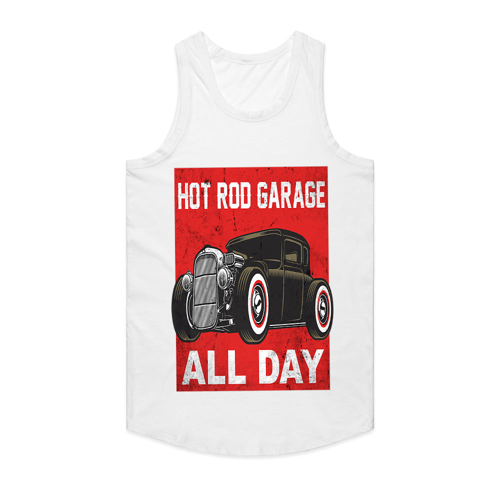 Hot Rod Garage T-Shirt – Vintage Rat Rod Classic Car Enthusiast Tee