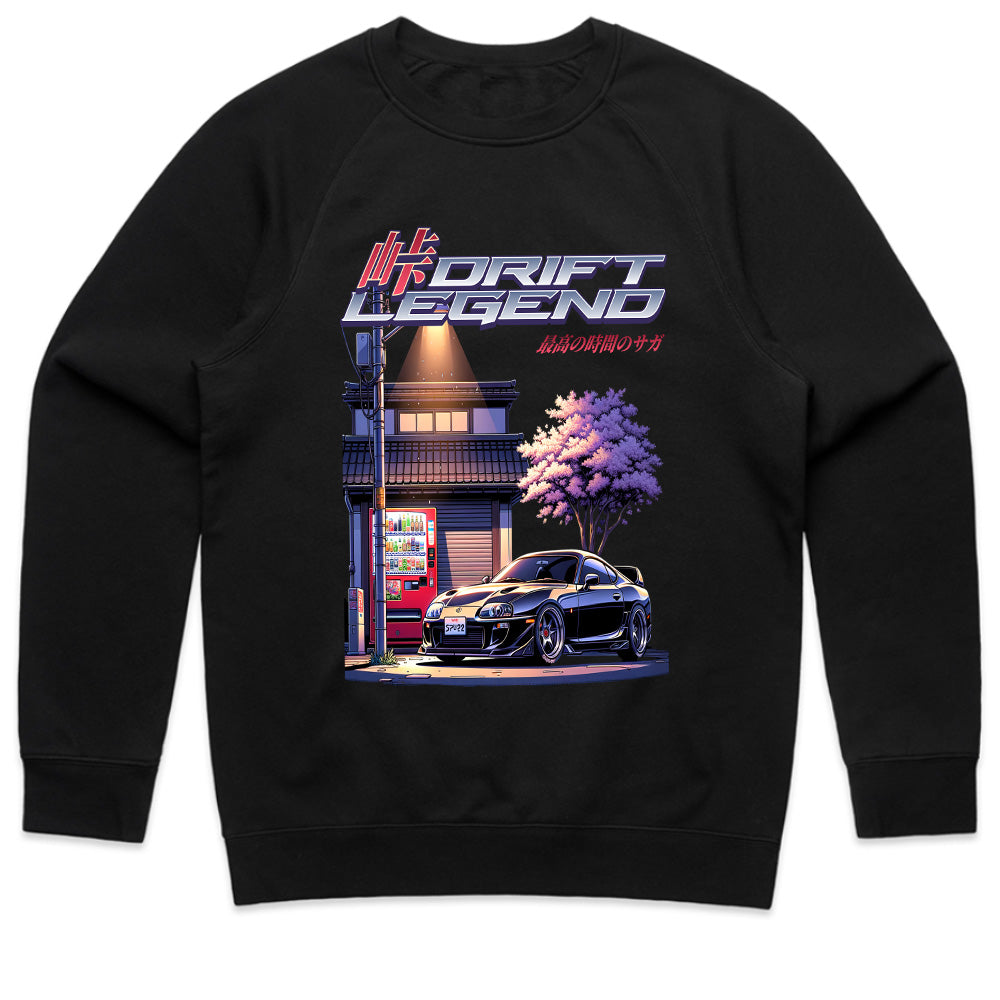 Drift Legend T-Shirt – Japanese Street Racing Night Scene