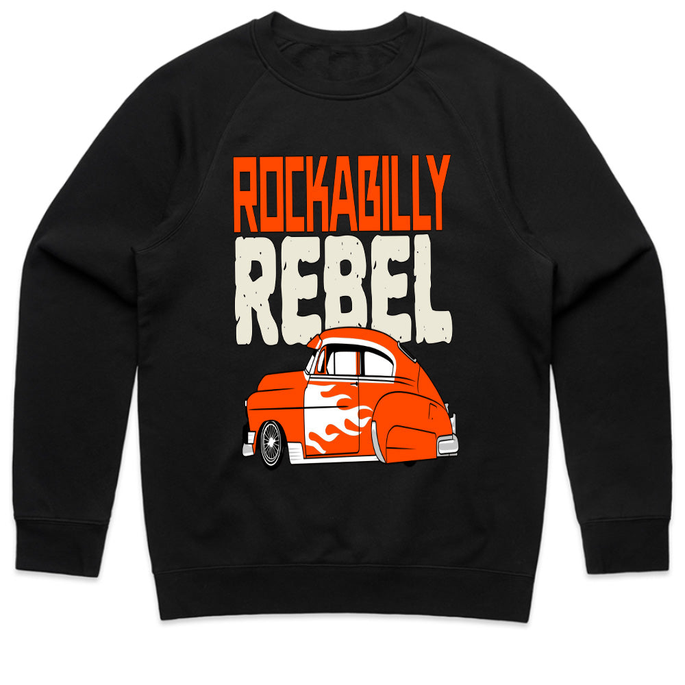 Rockabilly Rebel T-Shirt – Vintage Hot Rod Lowrider Classic Car Tee