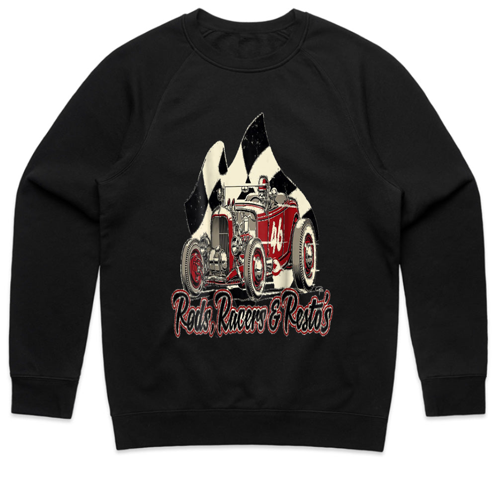 Rods, Racers & Resto’s T-Shirt – Vintage Hot Rod Racing Classic Car Tee
