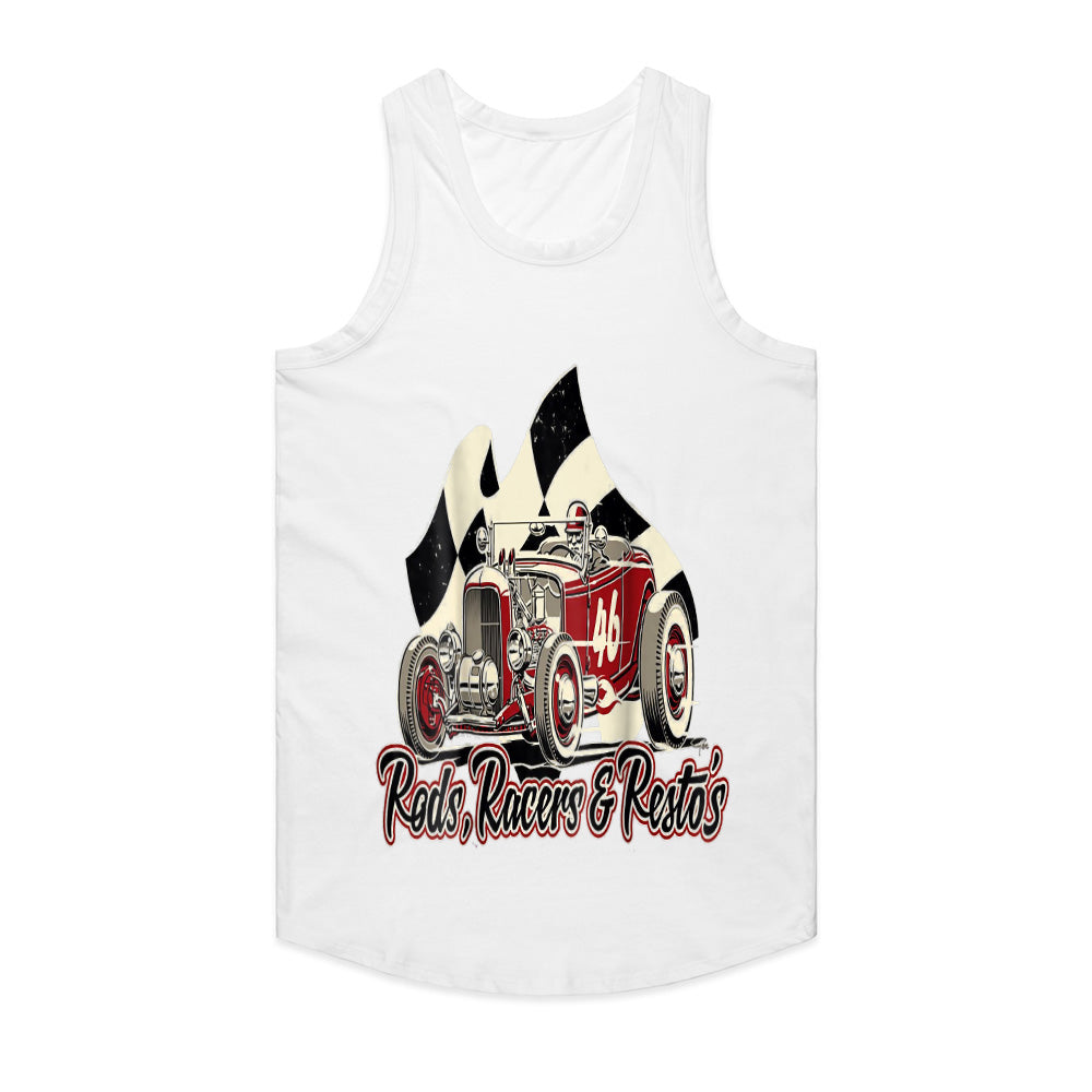 Rods, Racers & Resto’s T-Shirt – Vintage Hot Rod Racing Classic Car Tee