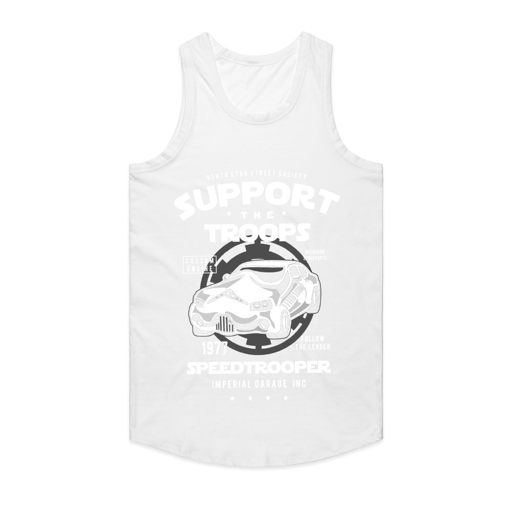 Speed Trooper Support The Troops T-Shirt – Galactic Street Racing Style!