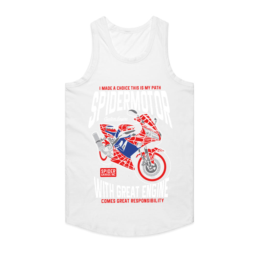 SpiderMotor T-Shirt – Web-Slinging Speed & Power!