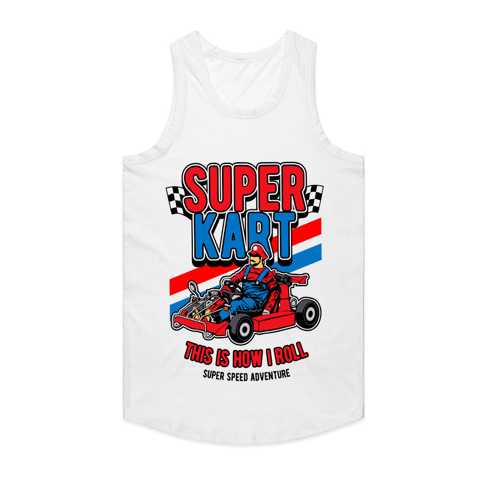 Super Kart Racing T-Shirt – Retro Gamer & Go-Kart Enthusiast Tee!