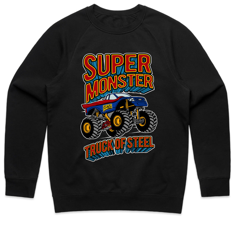 Super Monster Truck of Steel T-Shirt – Big Wheels, Big Thrills!