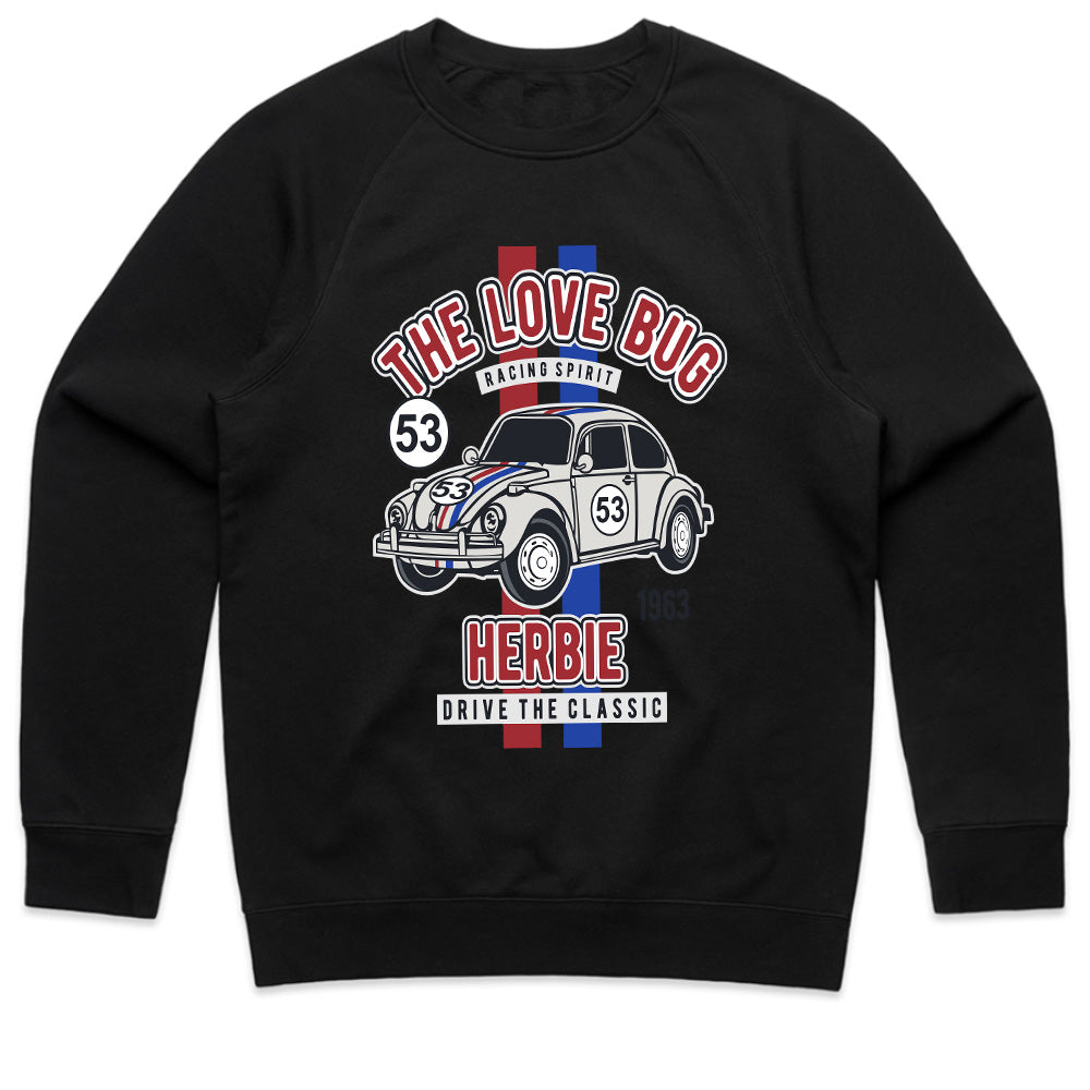 The Love Bug Herbie Racing T-Shirt – Classic VW Beetle Fan Tee!