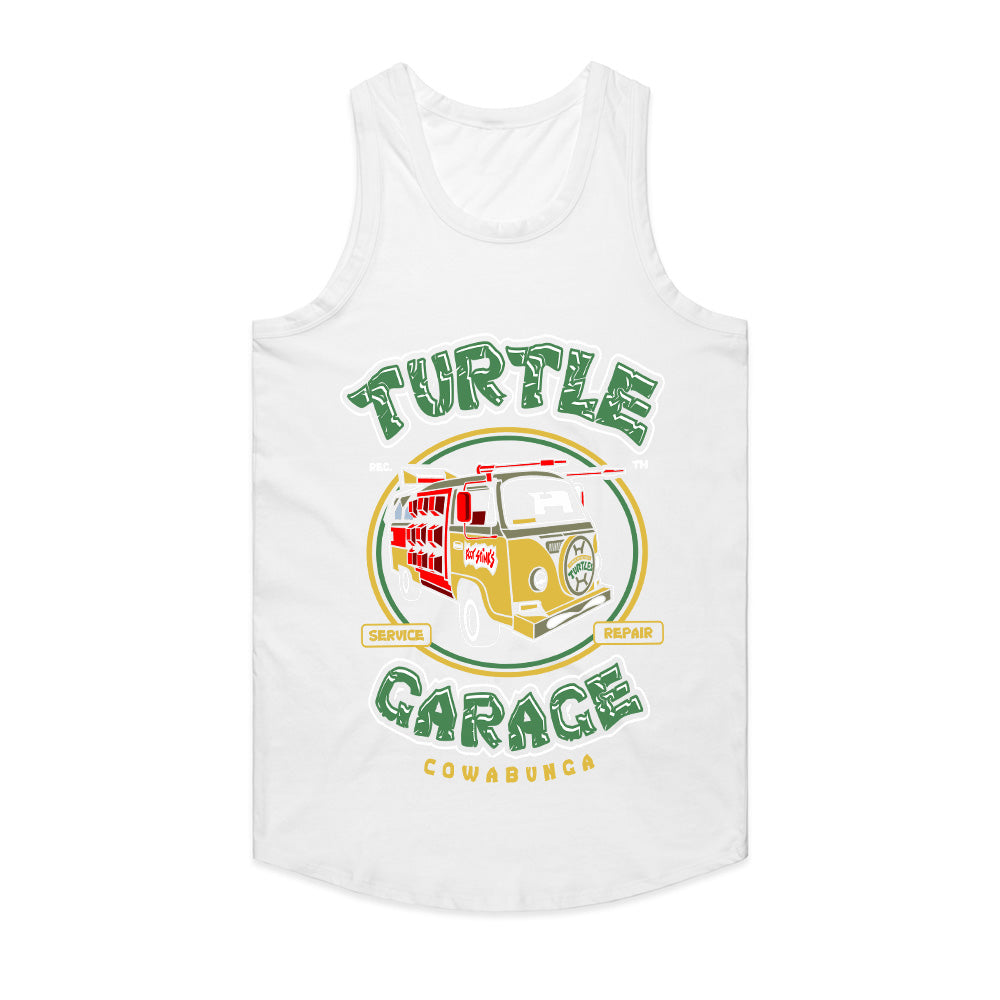 Turtle Garage – Cowabunga Classic Van T-Shirt  Retro Cartoon Vibes