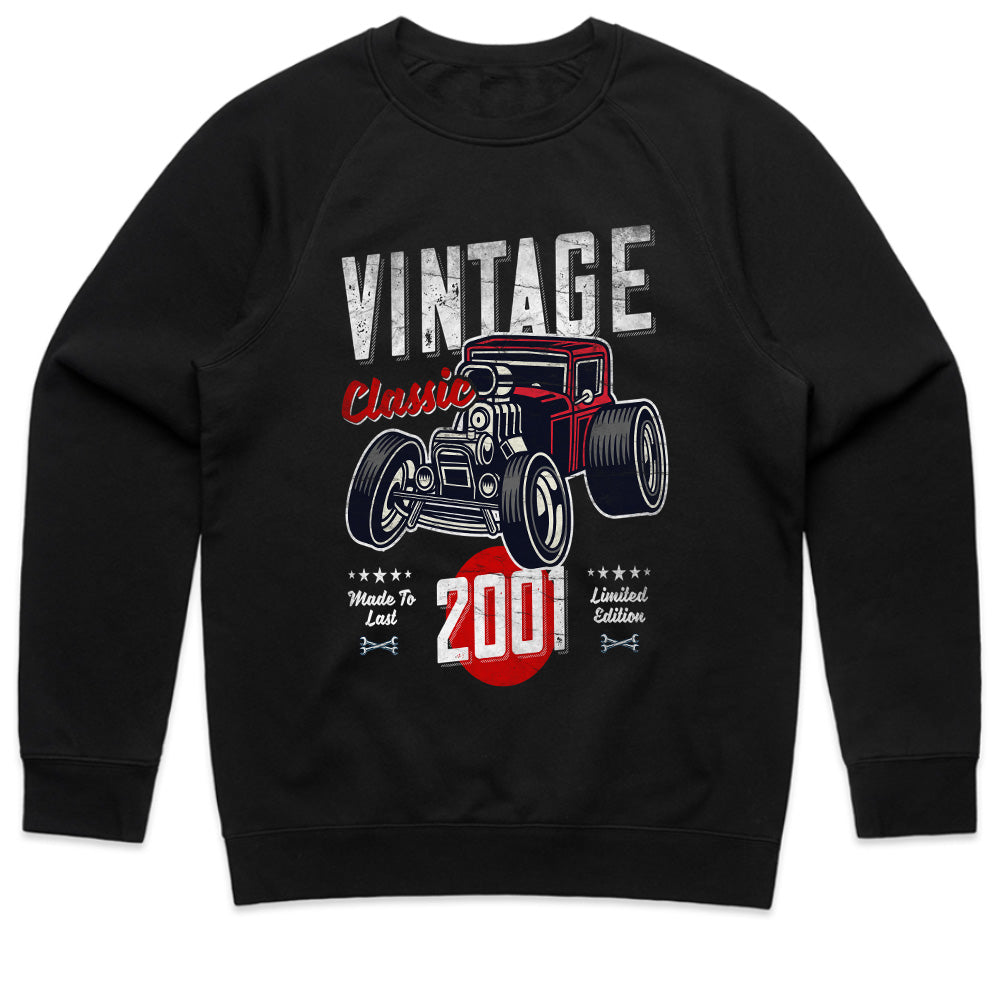 Vintage 2001 Classic Hot Rod T-Shirt – Limited Edition for True Gearheads!