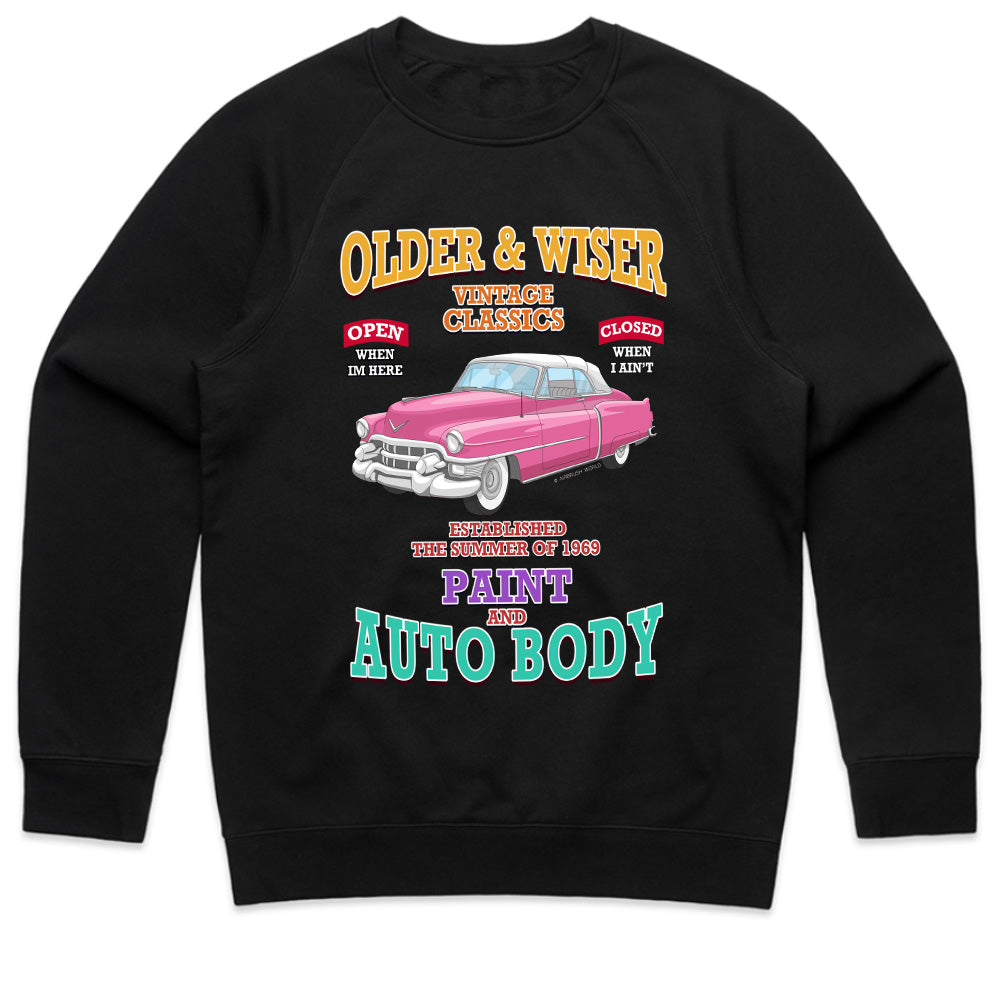 Older & Wiser Vintage Classics Auto Body T-Shirt – Retro Car Lover Tee!