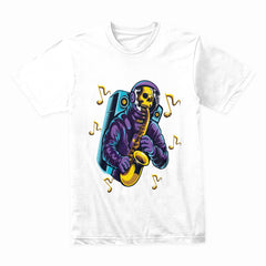 Skeleton Saxophone Shirt