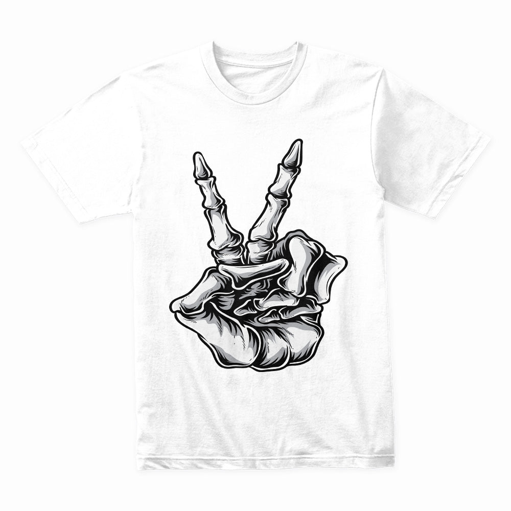 Skeleton Peace Hand Shirt