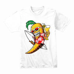 Surfing Carrot Skull Shirt