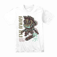 Jump Up Robot Skateboard Shirt