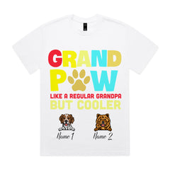 Grand Paw Like a Regular Grandpa But Cooler T-Shirt