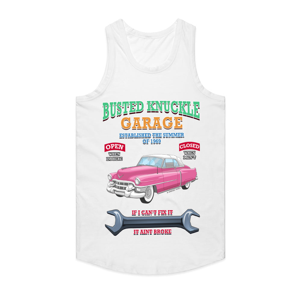 Busted Knuckle Garage Classic Car T-Shirt – Vintage Auto Shop Tee for Mechanics & Car Lovers!