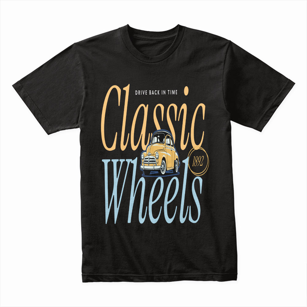 Classic Wheels – Vintage Ride Nostalgia T-Shirt
