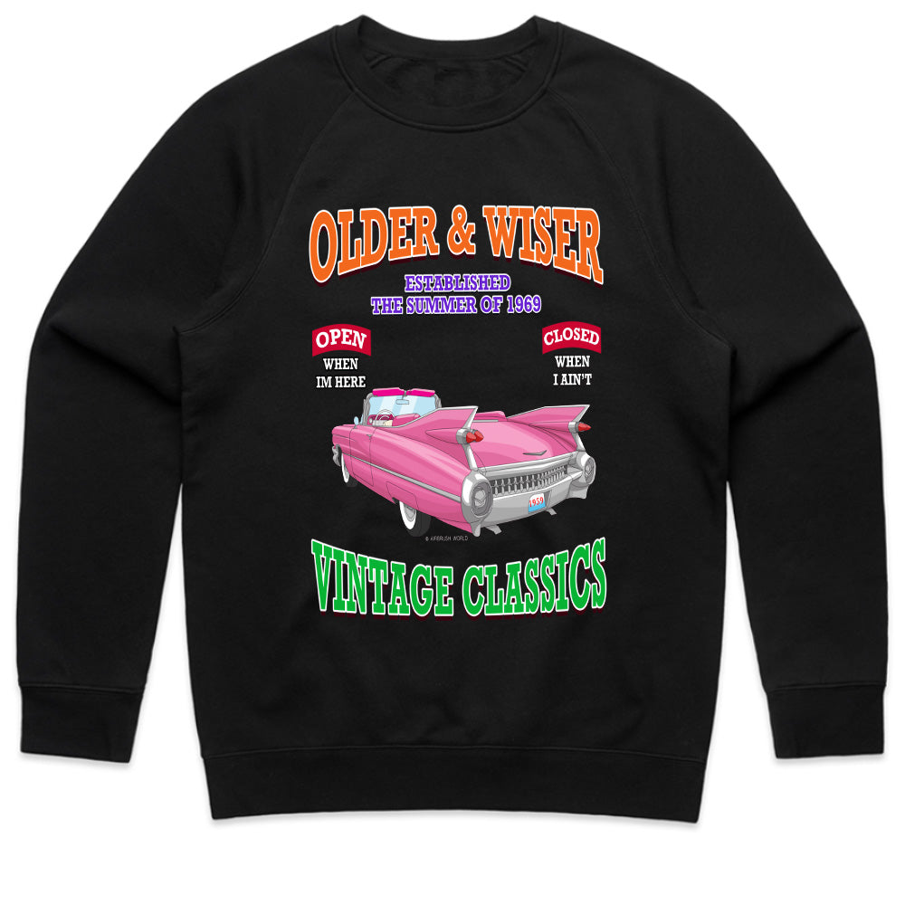 Older & Wiser Vintage Classics T-Shirt – 1969 Retro Car Enthusiast Tee!