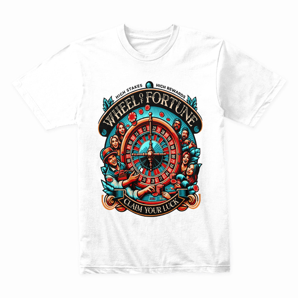 Wheel of Fortune T-Shirt – High Stakes, High Rewards Casino Style