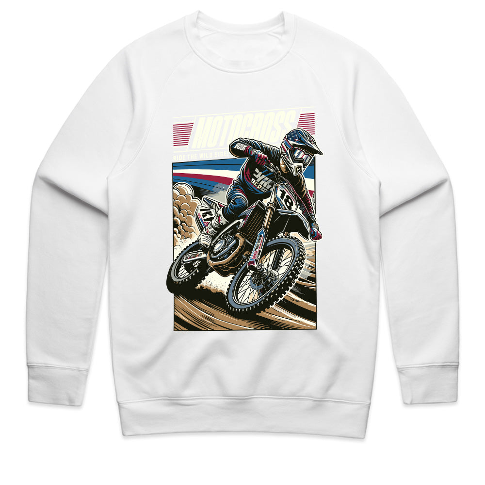 Motocross Ride the Wild Side T-Shirt – Extreme Dirt Bike Racing Streetwear