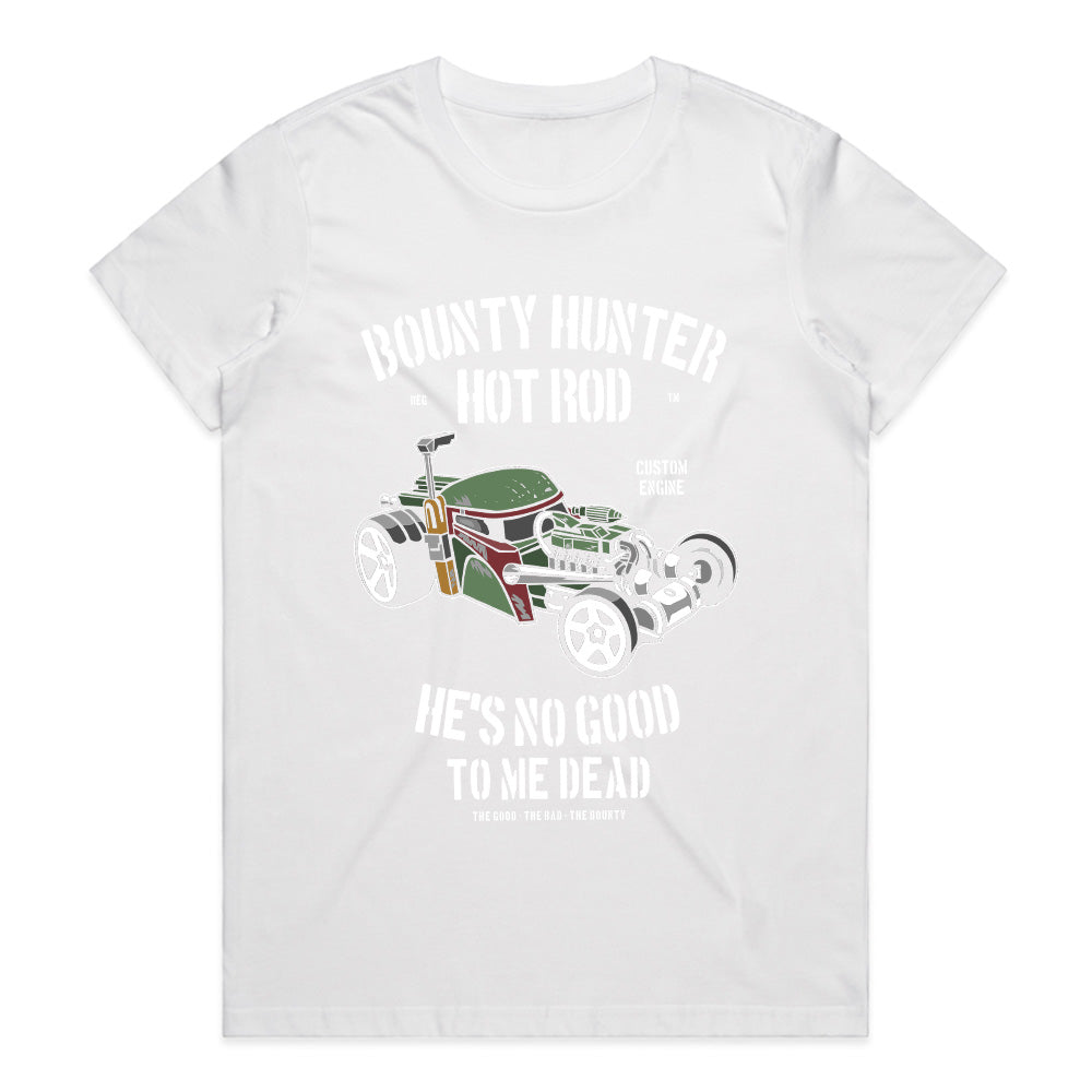 Bounty Hunter Hot Rod T-Shirt – Galactic Outlaw Racing Tee!