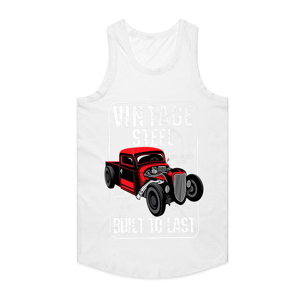 Vintage Steel – Built to Last Rat Rod T-Shirt