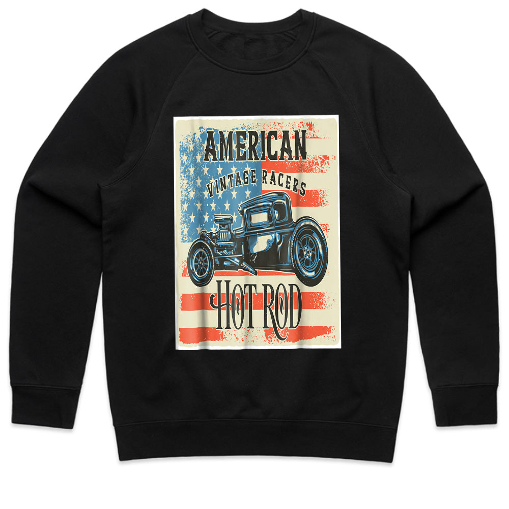 American Vintage Racers – Hot Rod Classic Car T-Shirt