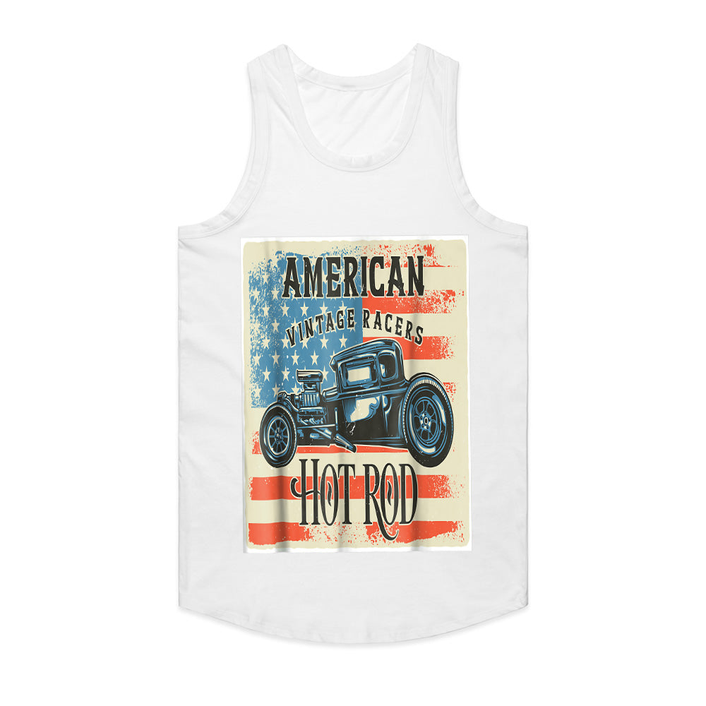 American Vintage Racers – Hot Rod Classic Car T-Shirt