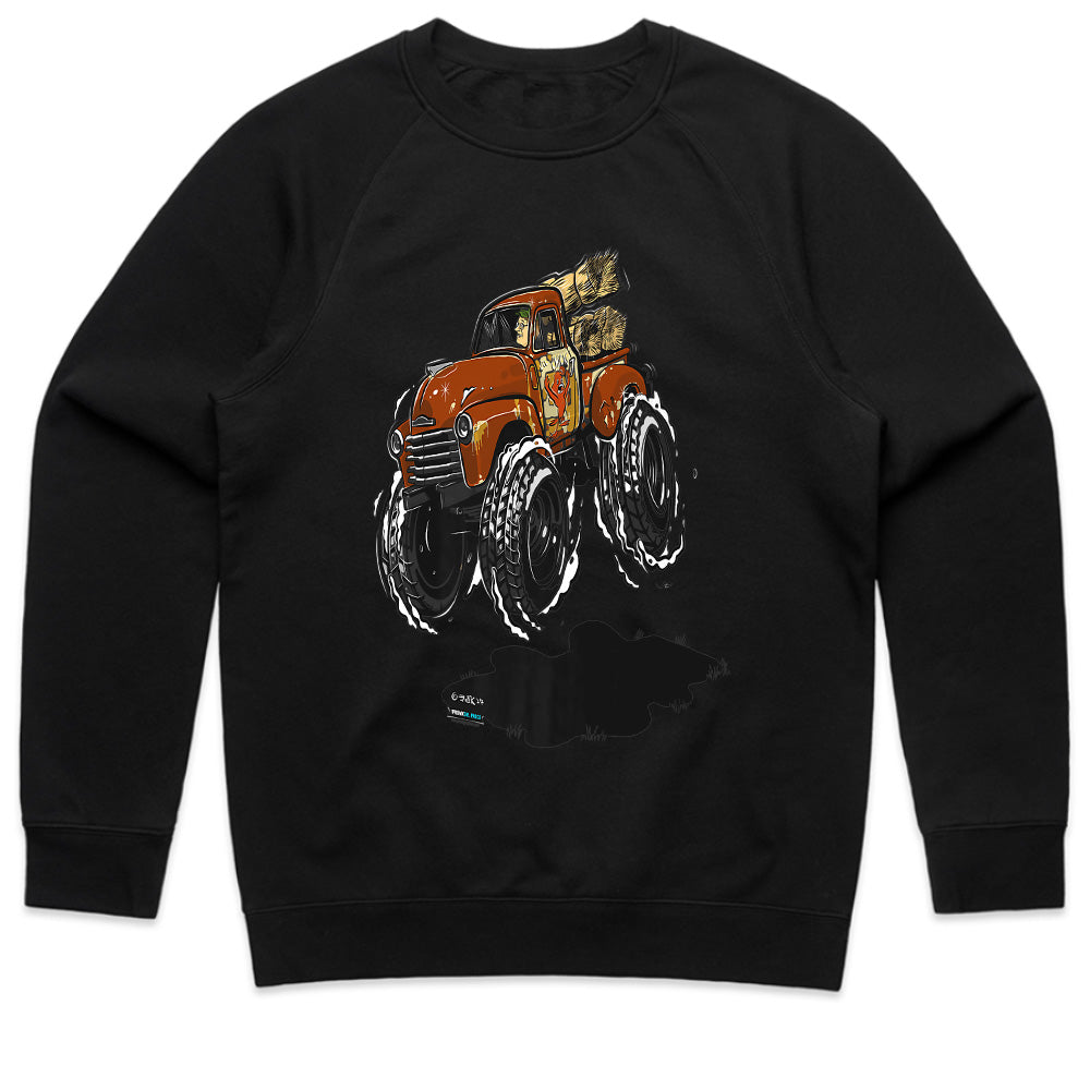 Vintage Monster Truck – Classic Off-Road Farm Pickup T-Shirt