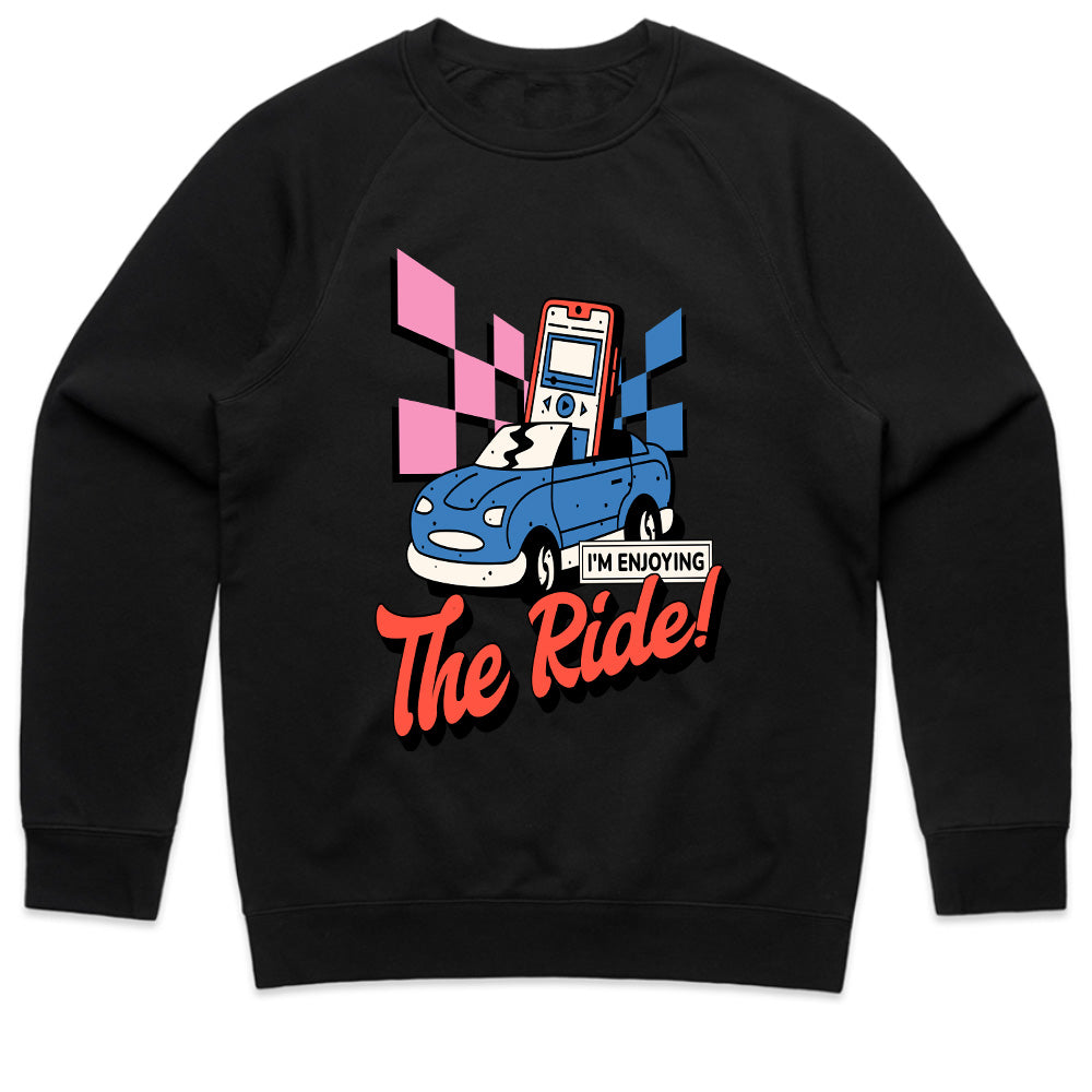 Enjoy the Ride – Retro Music & Car Vibes Tee