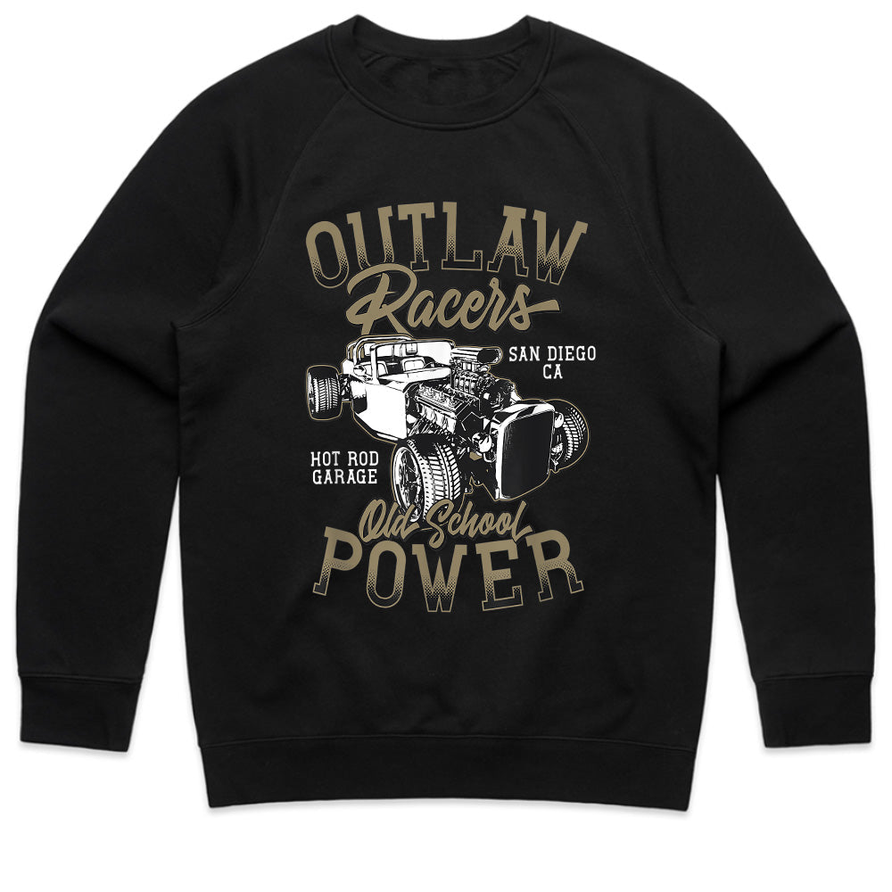 Outlaw Racers – Vintage Hot Rod Garage Old School Power T-Shirt