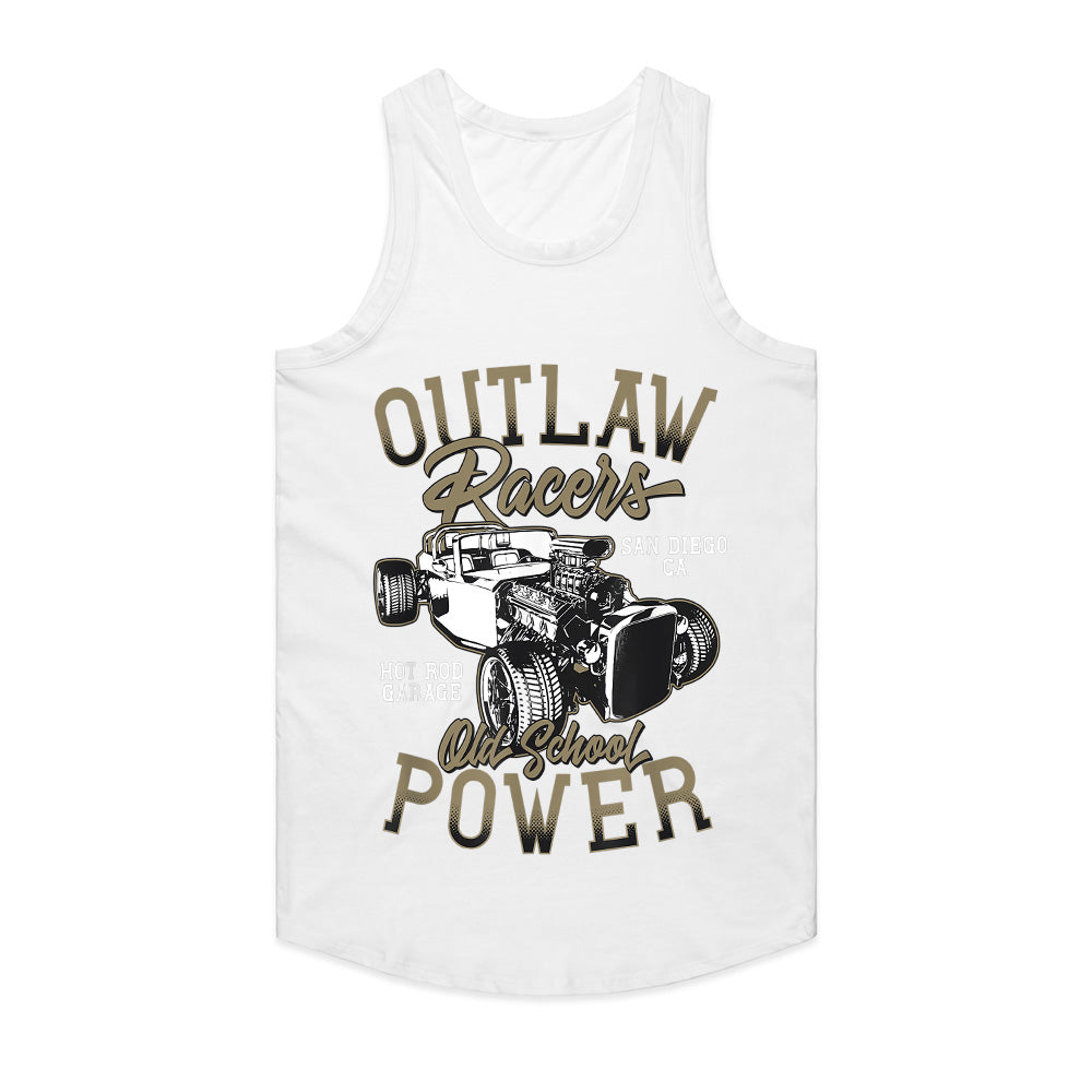 Outlaw Racers – Vintage Hot Rod Garage Old School Power T-Shirt