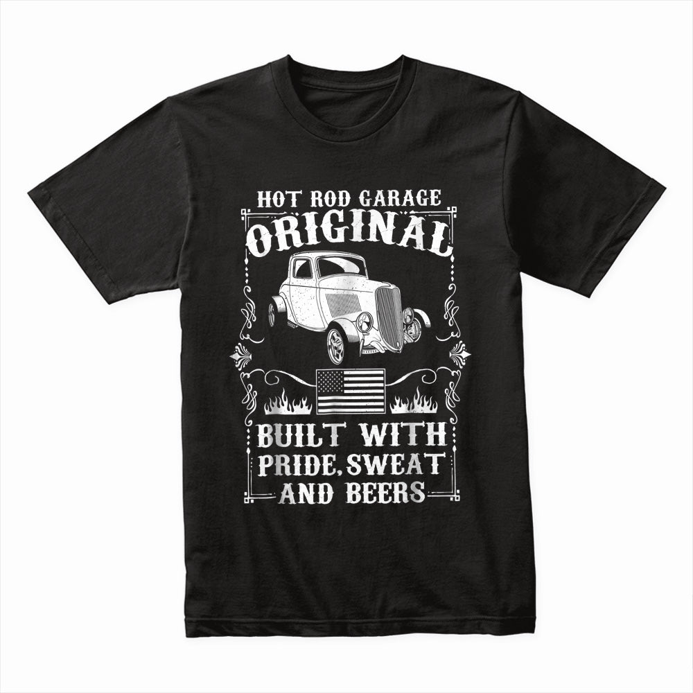Hot Rod Garage Original T-Shirt – Classic Coupe Car Enthusiast Tee