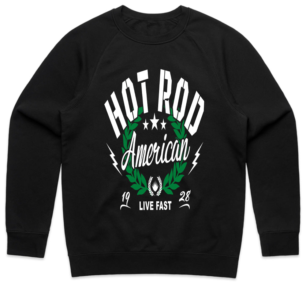 Hot Rod American – Live Fast Vintage Racing T-Shirt