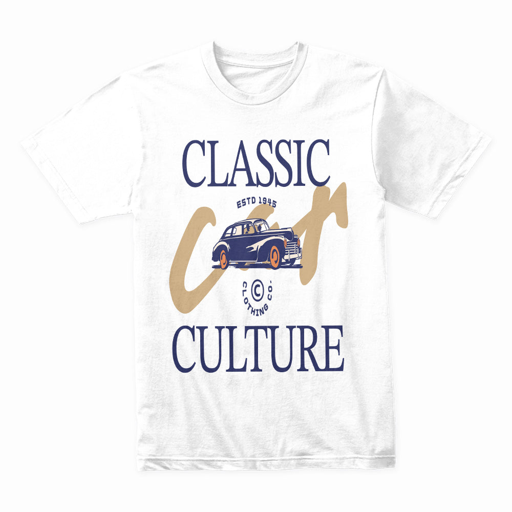 Classic Car Culture – Timeless Automotive Heritage Tee