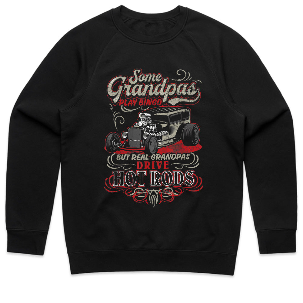 Real Grandpas Drive Hot Rods – Vintage Car Enthusiast T-Shirt