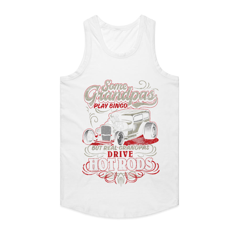 Real Grandpas Drive Hot Rods – Vintage Car Enthusiast T-Shirt